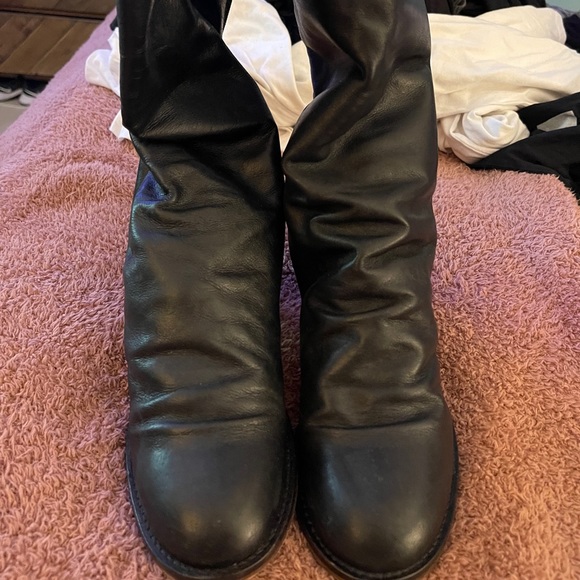 Free People Elle Block Heel Black Boot - Picture 2 of 12